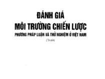 Đánh Giá Môi Trường Chiến Lược Phương Pháp Luận Và Thử Nghiệm Ở Việt Nam – Phạm Ngọc Đăng