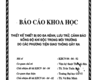 Báo Cáo Khoa Học Thiết Kế Thiết Bị Đo Đa Kênh, Lưu Trữ, Cảnh Báo – Trần Tuấn Anh
