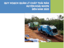 Quy Hoạch Quản Lý Chất Thải Rắn Huyện Hoài Nhơn Đến Năm 2025