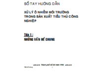 Sổ Tay Hướng Dẫn Xử Lý Ô Nhiễm Môi Trường Tập 1  – Nguyễn Khắc Thanh