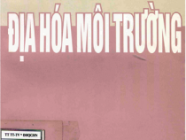 Giáo trình Địa Hóa Môi Trường – Mai Trọng Nhuận