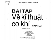 Bài tập vẽ kỹ thuật cơ khí tập 2