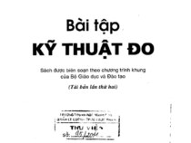 Bài tập Kỹ thuật đo