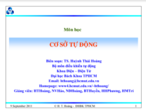 Cơ sở tự động hóa