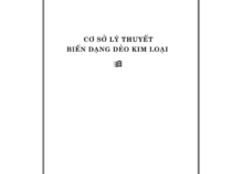 CƠ SỞ LÝ THUYẾT BIẾN DẠNG DẺO KIM LOẠI- ĐINH BÁ TRỤ