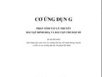 CƠ ỨNG DỤNG- TS VŨ QUÝ ĐẠC